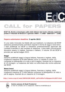 poster CALL FOR PAPERS BCSP - IT